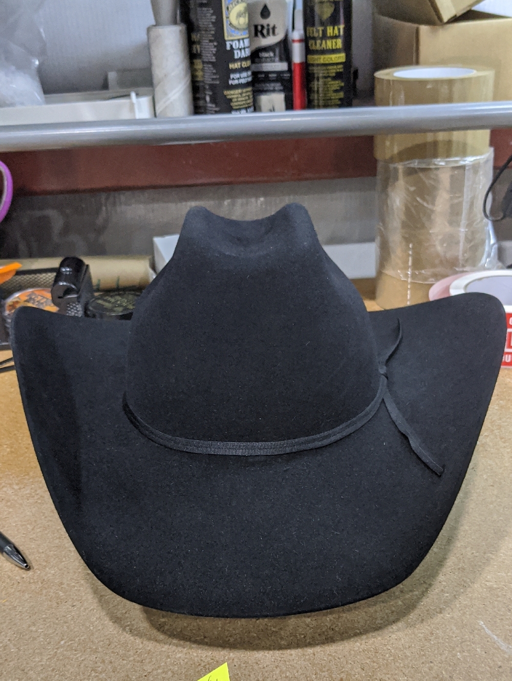 Ariat 6X Black Fur Felt Classic Cowboy Hat – Kingman